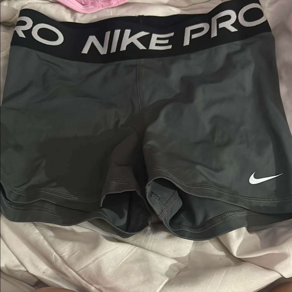 Nike Black Athletic Compression Shorts